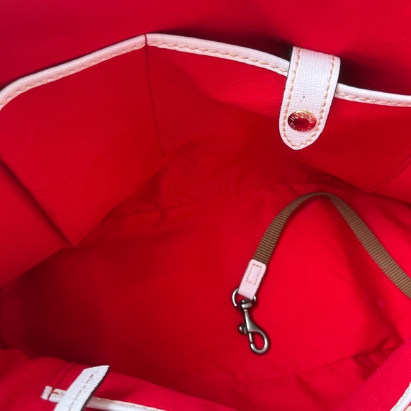 Dooney & Bourke Saffiano Leather Zip Top Satchel White - Barely Used - Picture 7 of 10